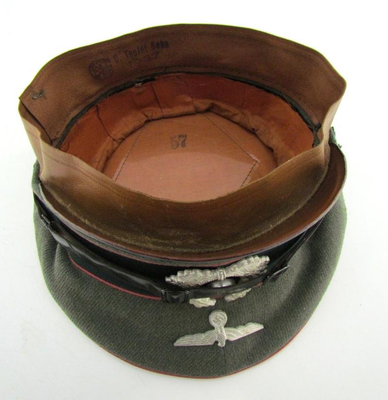 Wehrmacht Heer Panzer EM/NCO Visor Cap (Schirmmütze) – G. Teufel Sohn, 1937 — image 12