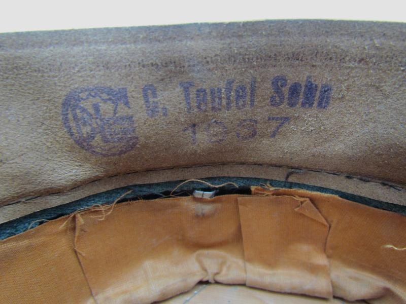 Wehrmacht Heer Panzer EM/NCO Visor Cap (Schirmmütze) – G. Teufel Sohn, 1937 — image 13