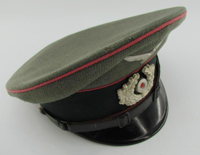 Wehrmacht Heer Panzer EM/NCO Visor Cap (Schirmmütze) – G. Teufel Sohn, 1937 — image 20
