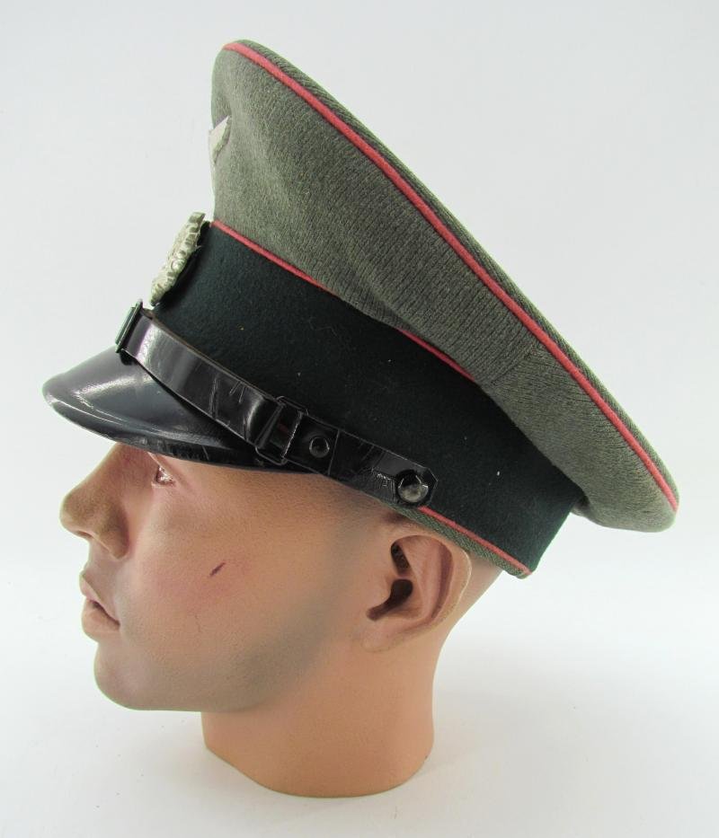 Wehrmacht Heer Panzer EM/NCO Visor Cap (Schirmmütze) – G. Teufel Sohn, 1937 — image 4