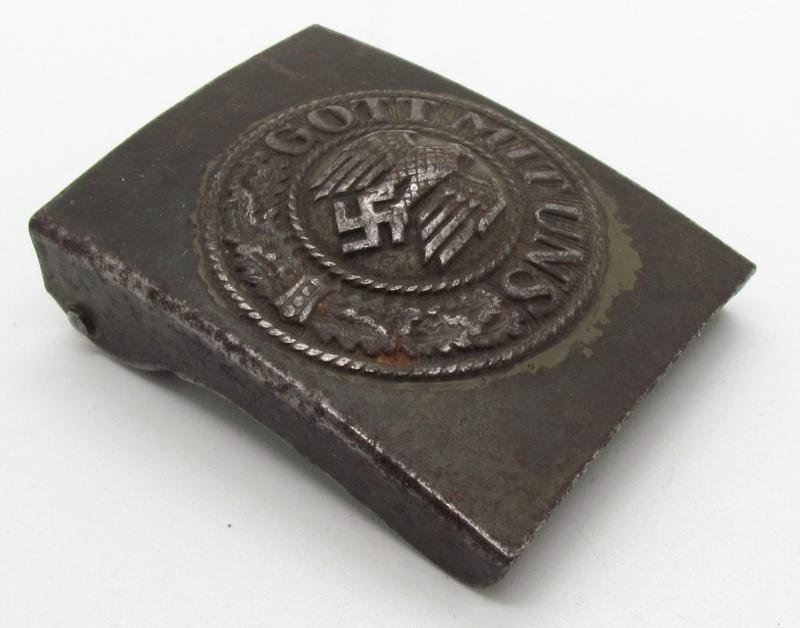 Wehrmacht (Heer) EM-NCO's Belt Buckle MSS 40 — image 3