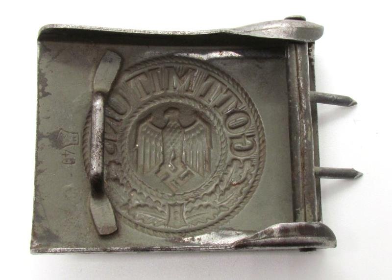 Wehrmacht (Heer) EM-NCO's Belt Buckle MSS 40 — image 4
