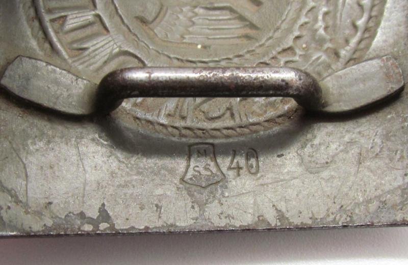 Wehrmacht (Heer) EM-NCO's Belt Buckle MSS 40 — image 6