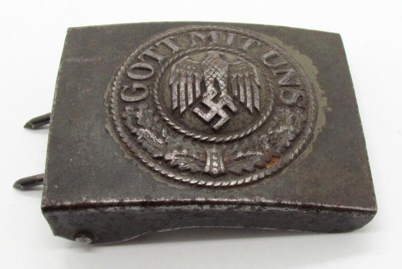 Wehrmacht (Heer) EM-NCO's Belt Buckle MSS 40 — image 9