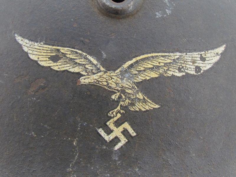 Luftwaffe M40 Single Decal Helmet Q64 — image 9