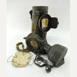 WH/SS Gasmask Cannister With Contents
