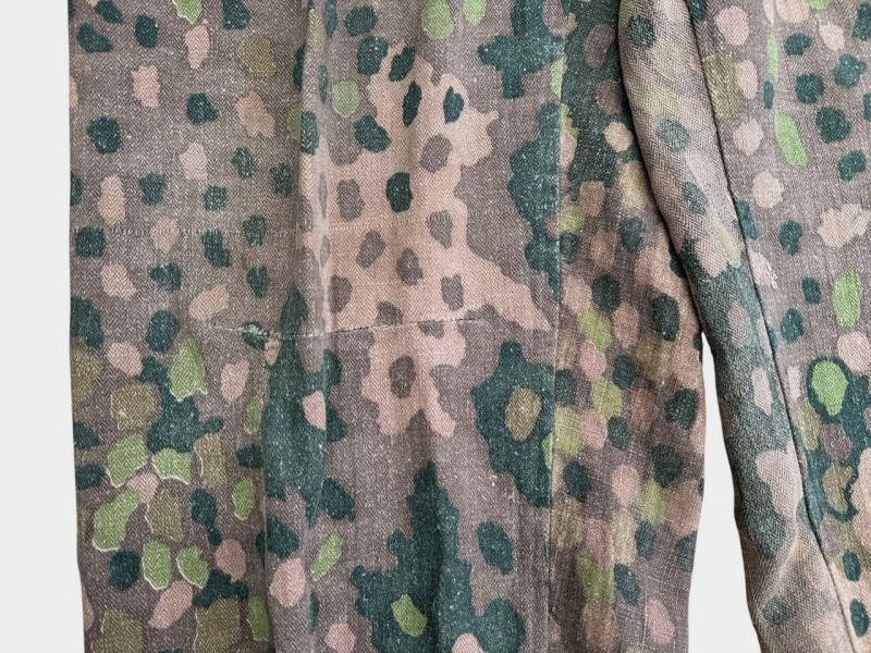 A rare Waffen-SS dot camouflage pattern (HBT) Panzer trousers. — image 9