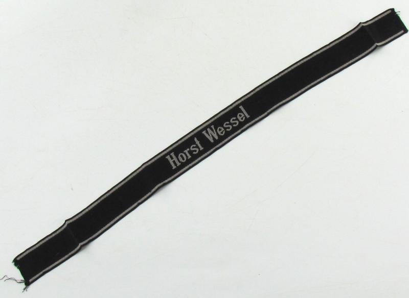 Waffen-SS BeVo 'Horst Wessel' Cufftitle — image 2