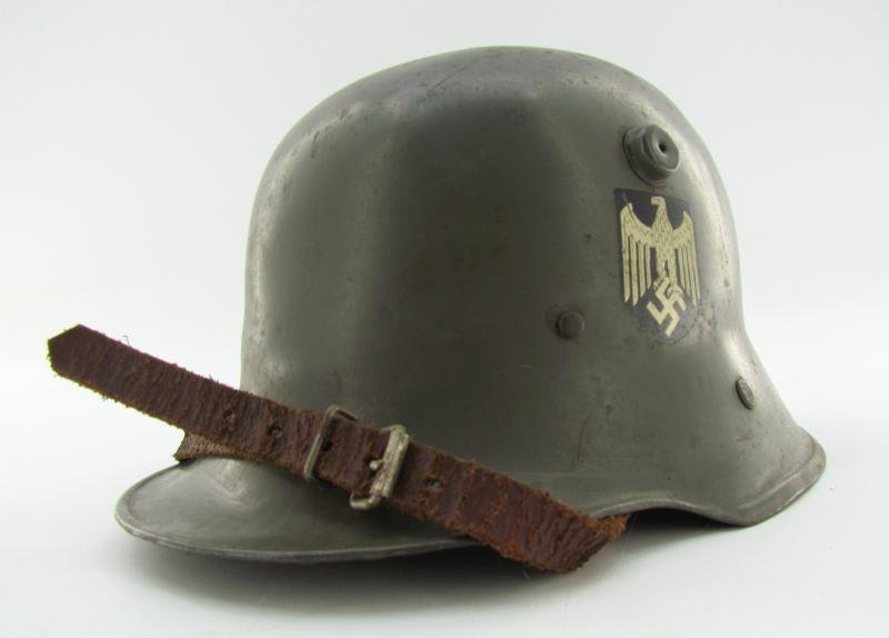German Third Reich, Child's M1916 double decal helmet ( 'Kinderstahlhelm' ) — image 14