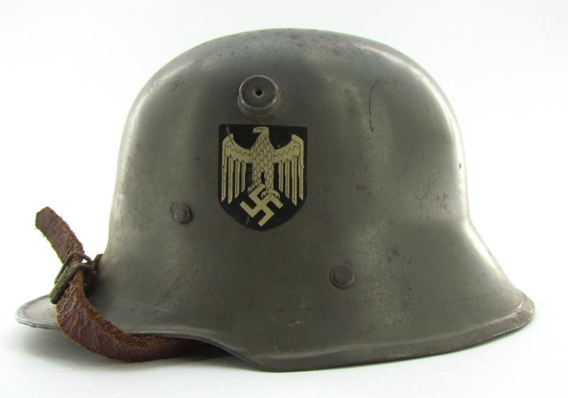 German Third Reich, Child's M1916 double decal helmet ( 'Kinderstahlhelm' ) — image 15