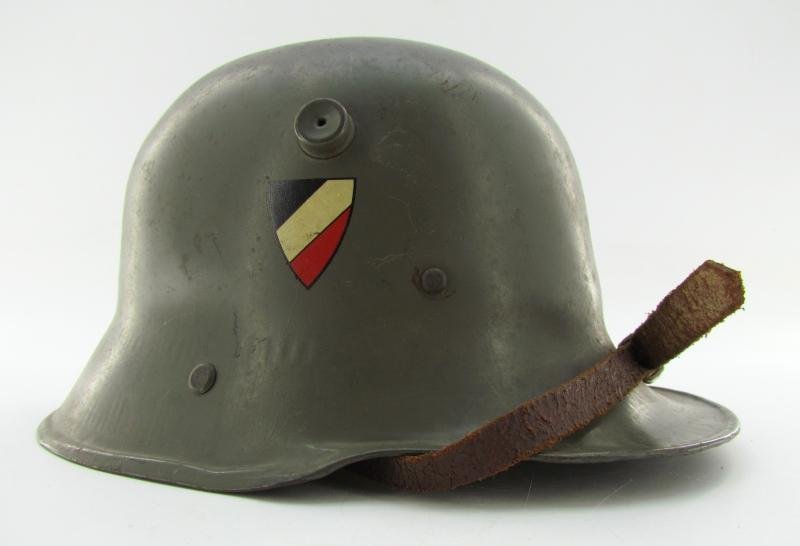 German Third Reich, Child's M1916 double decal helmet ( 'Kinderstahlhelm' ) — image 16