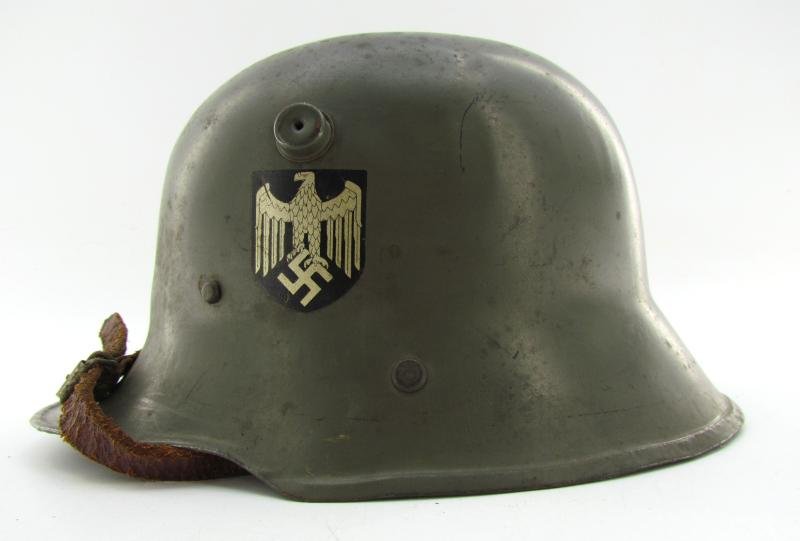 German Third Reich, Child's M1916 double decal helmet ( 'Kinderstahlhelm' ) — image 19