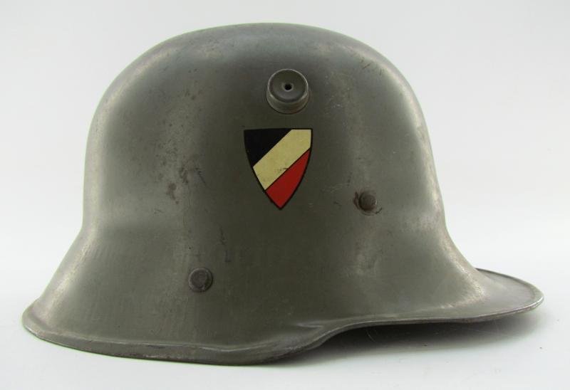 German Third Reich, Child's M1916 double decal helmet ( 'Kinderstahlhelm' ) — image 6