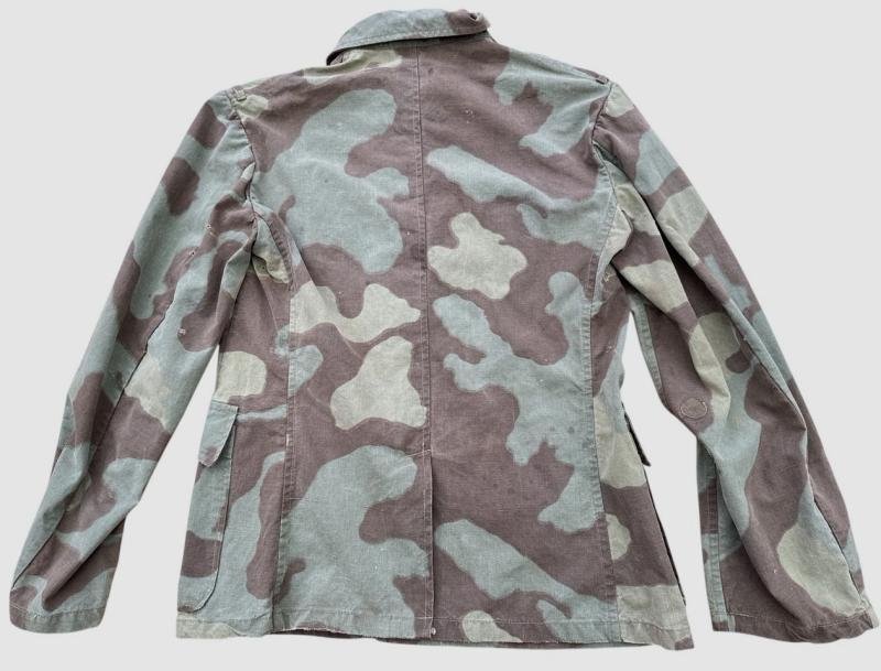 Rare Waffen-SS Italian Camouflage Field Tunic — image 16
