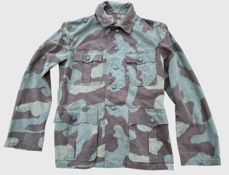 Rare Waffen-SS Italian Camouflage Field Tunic — image 2
