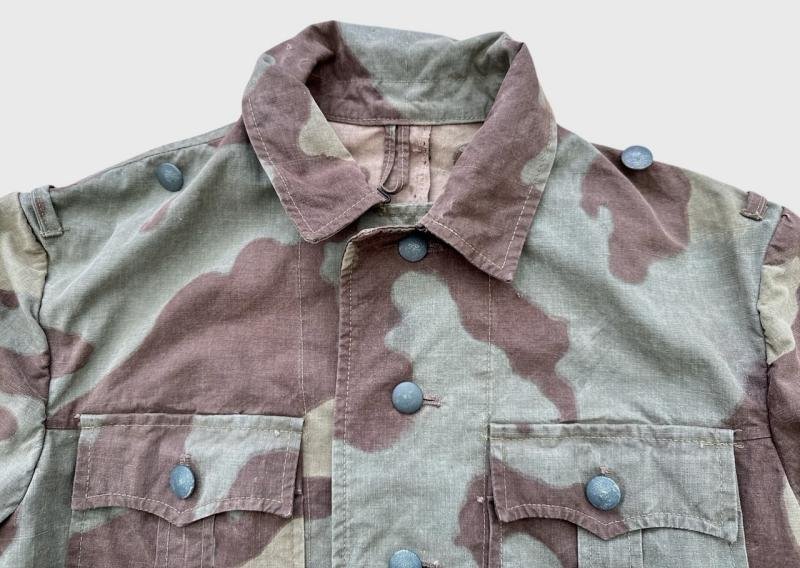 Rare Waffen-SS Italian Camouflage Field Tunic — image 3