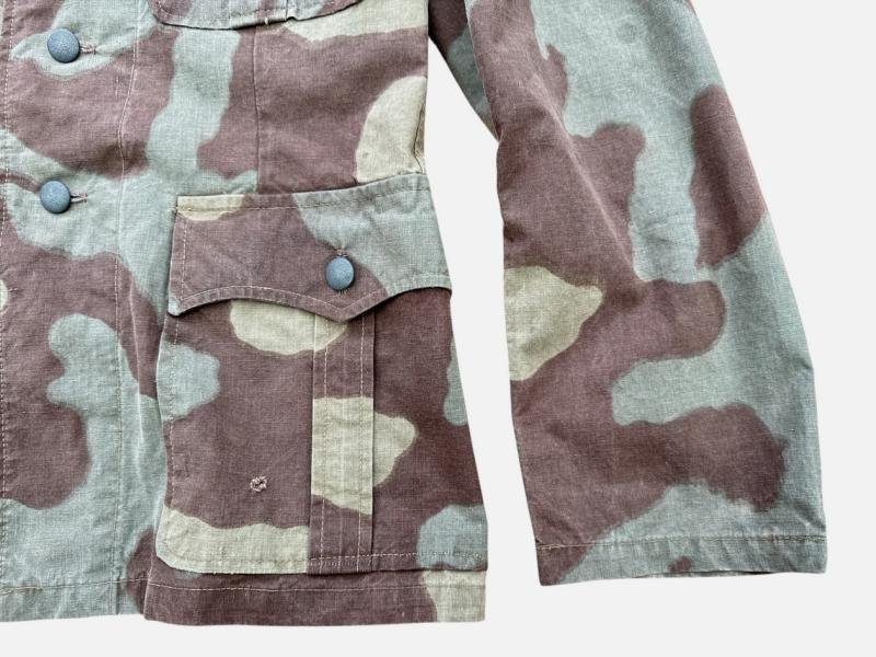 Rare Waffen-SS Italian Camouflage Field Tunic — image 7