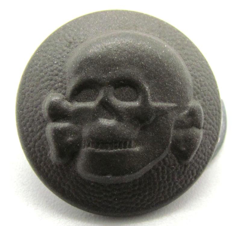 SS-VT Totenkopf Field Grey Cap Button — image 2