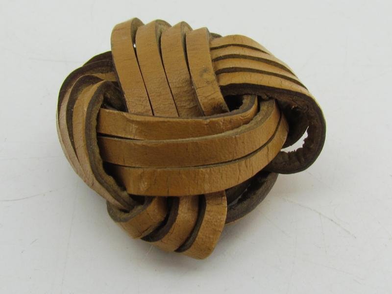 HJ/BDM Leather Scarf Knot — image 4