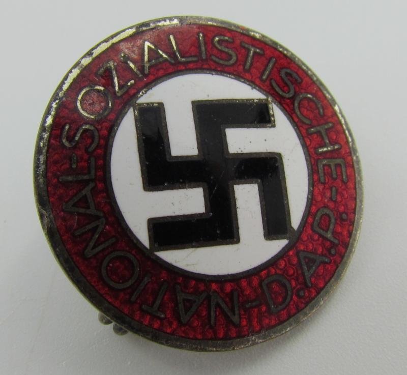 NSDAP party pin by RZM M1/128 'Eugen Schmidhäussler' — image 4