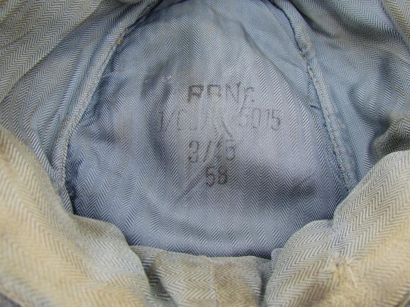Luftwaffe Wool M43 EM/NCO Cap RB Numbered and dated 03-45 — image 15