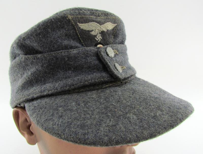 Luftwaffe Wool M43 EM/NCO Cap RB Numbered and dated 03-45 — image 3