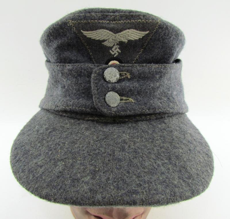 Luftwaffe Wool M43 EM/NCO Cap RB Numbered and dated 03-45 — image 4