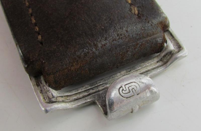 Luftwaffe Tabbed Alumium Belt Buckle ( 1937 LBA ) with Belt — image 13