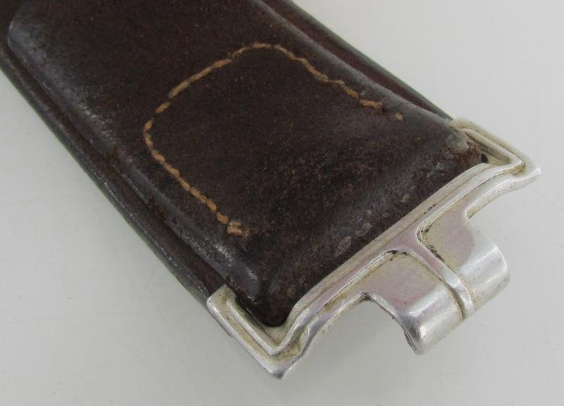 Luftwaffe Tabbed Alumium Belt Buckle ( 1937 LBA ) with Belt — image 14