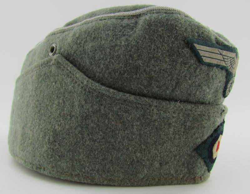 Wehrmacht (Heer) Field Cap (Schiffchen), Field-Upgraded to Officer — image 8