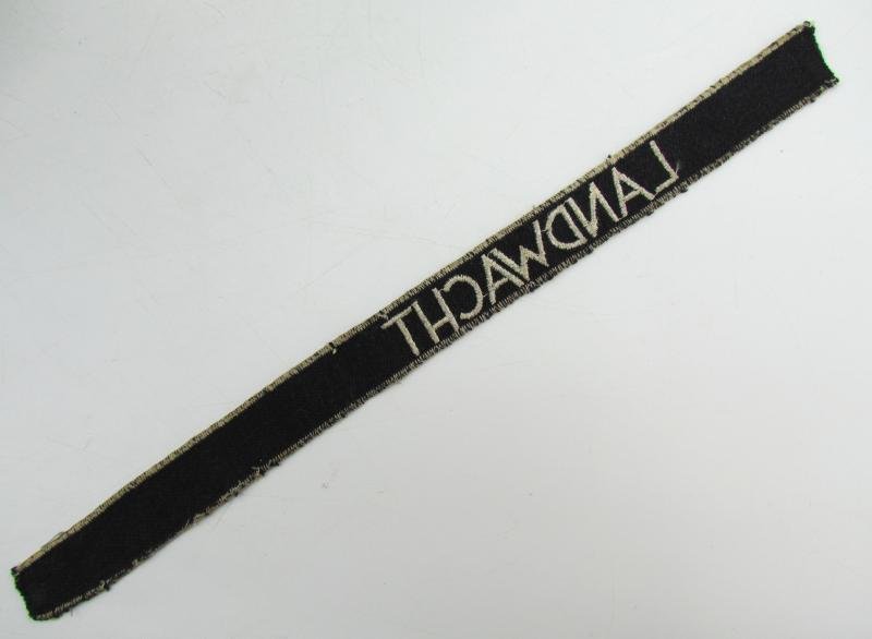 Dutch 'Landwacht' Cufftitle — image 10