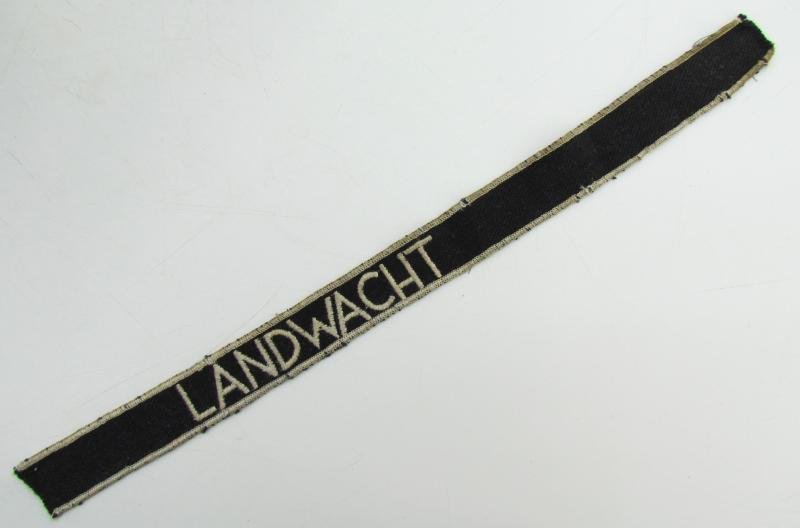 Dutch 'Landwacht' Cufftitle — image 2