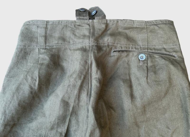 Wehrmacht Heer Tropical Trousers ..Mint — image 13