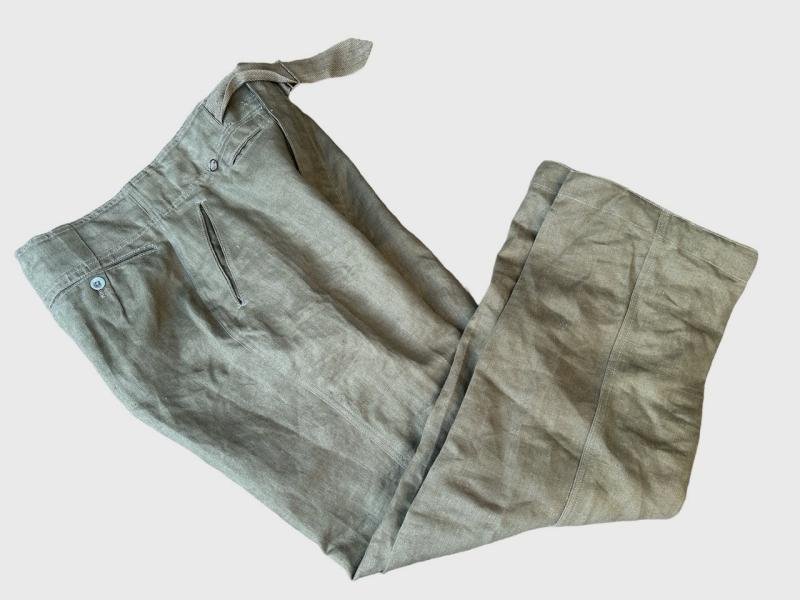 Wehrmacht Heer Tropical Trousers ..Mint — image 17