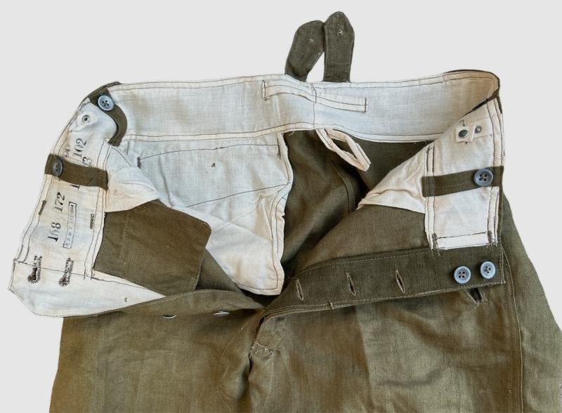 Wehrmacht Heer Tropical Trousers ..Mint — image 4