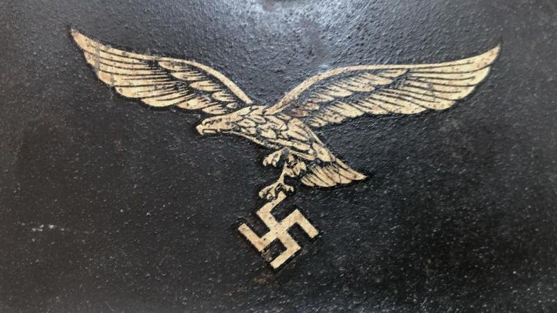 Luftwaffe M38 SD Fallschirmjager Helmet ET66 — image 5