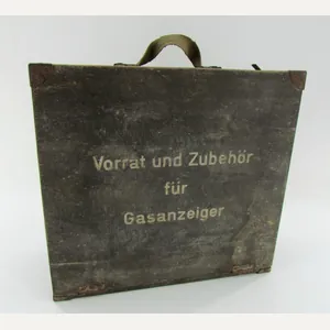 Transport Box Wehrmacht 'Stock and Accessories for Gas Indicators'