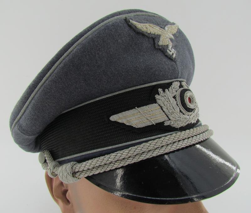 Luftwaffe Officer Visor cap 'Schirmmütze' by Erel ( Rare ) — image 3