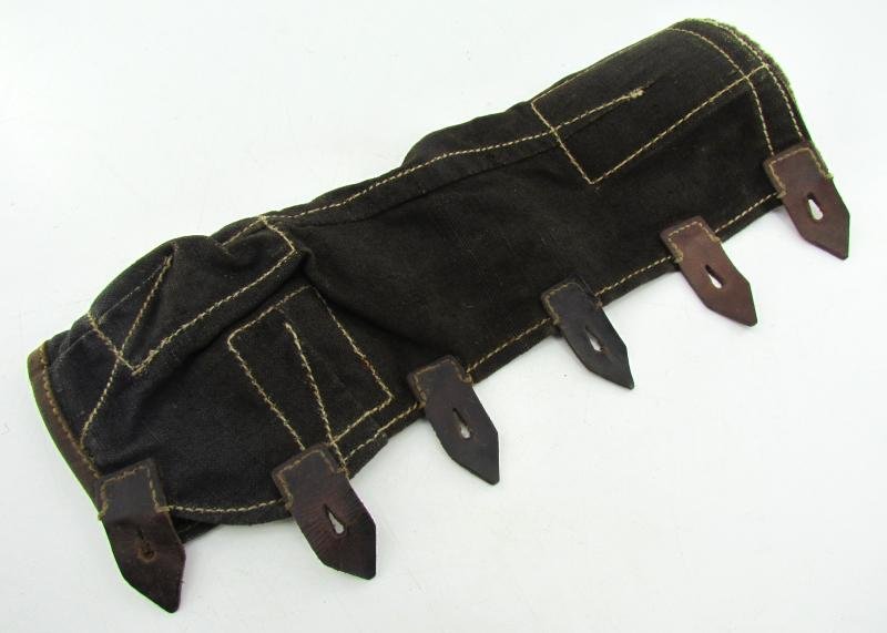 K98 Blue Canvas Receiver Cover Marked jqh 1942 — image 11