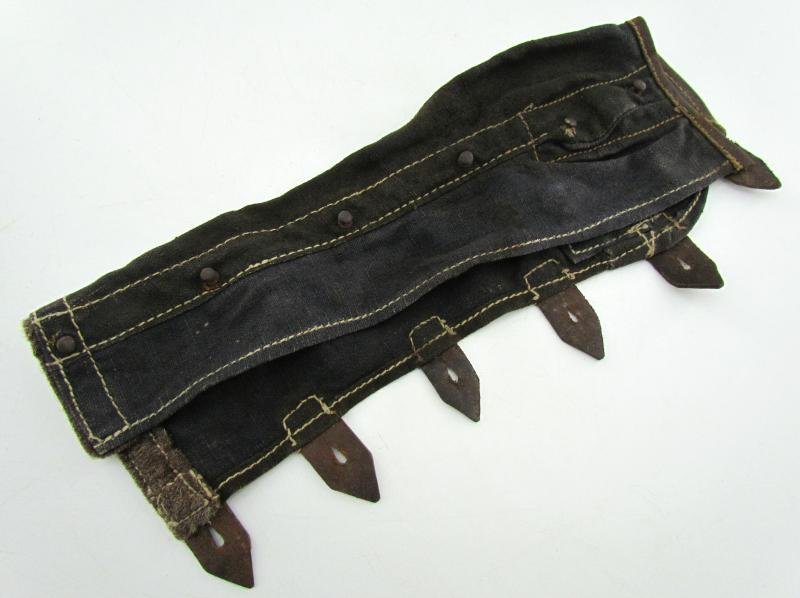 K98 Blue Canvas Receiver Cover Marked jqh 1942 — image 2