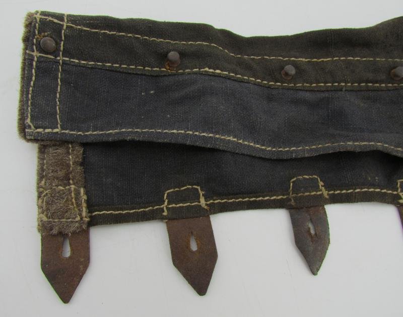 K98 Blue Canvas Receiver Cover Marked jqh 1942 — image 3