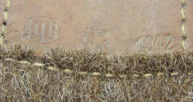 K98 Blue Canvas Receiver Cover Marked jqh 1942 — image 9