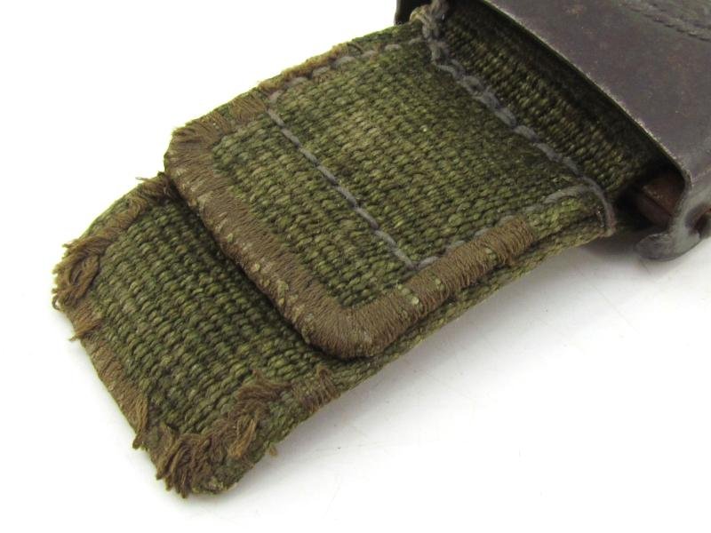 Wehrmacht (Heer) tropical 'Afrikakorps' steel belt buckle ( RS&S ) — image 3