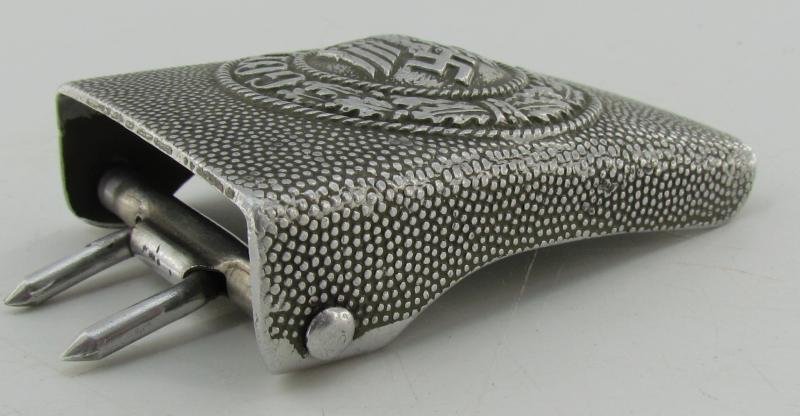 Wehrmacht (Heer) EM-NCO's Aluminum Belt Buckle ( RS&S ) — image 11