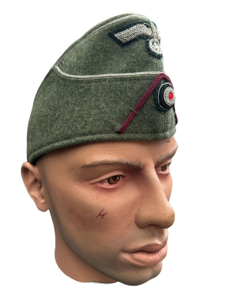 Wehrmacht Nebelwerfer Truppen (Smoke Troops) Officers Overseas Cap — image 2
