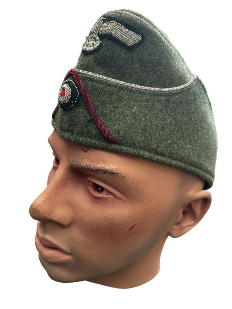 Wehrmacht Nebelwerfer Truppen (Smoke Troops) Officers Overseas Cap — image 20