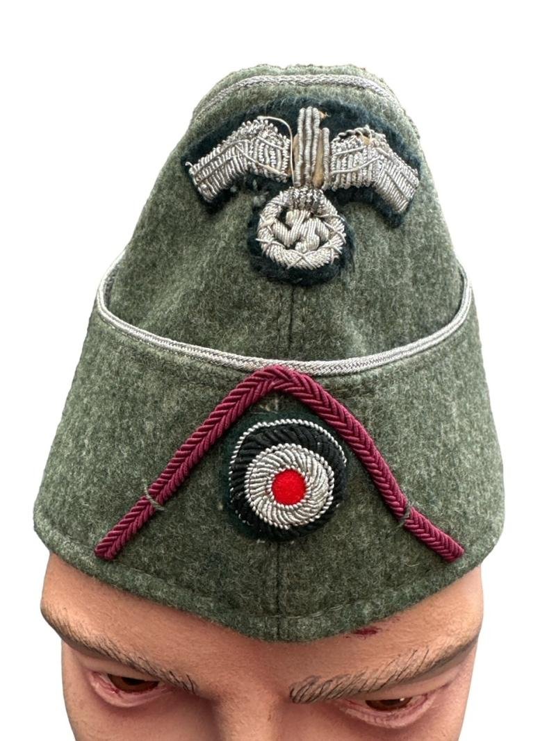 Wehrmacht Nebelwerfer Truppen (Smoke Troops) Officers Overseas Cap — image 6