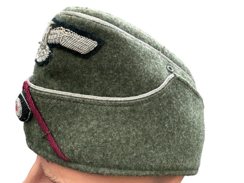Wehrmacht Nebelwerfer Truppen (Smoke Troops) Officers Overseas Cap — image 8