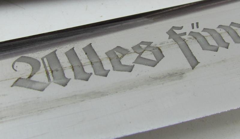 SA Dagger by M7/33 – F.W. Höller with Three Piece Hanger — image 4