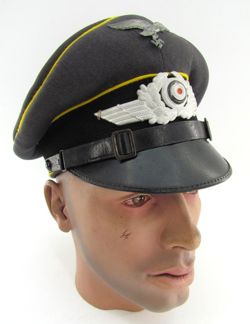 Luftwaffe EM/NCO visor cap for Pilot or Fallschirmjäger — image 2